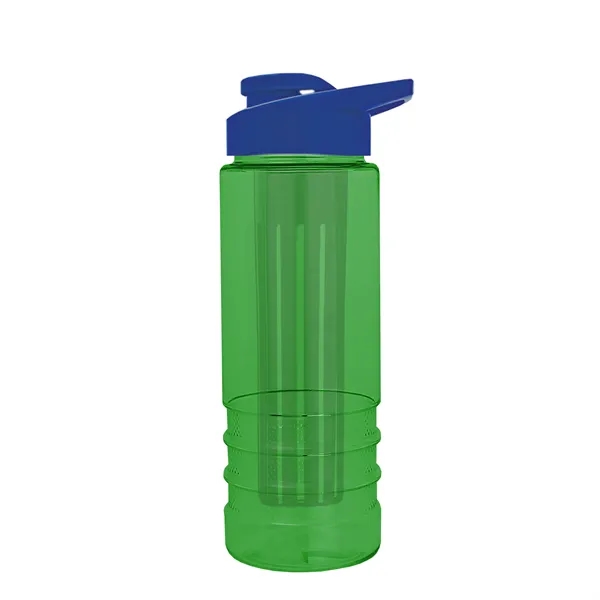 Salute Infuser - 24 oz. Bottle with Drink-Thru Lid... from ASI 40480 Koozie Group