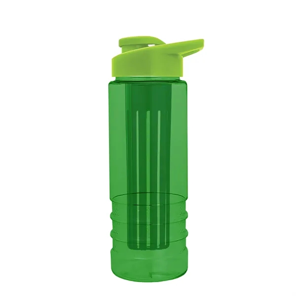 Salute Infuser - 24 oz. Bottle with Drink-Thru Lid... from ASI 40480 Koozie Group