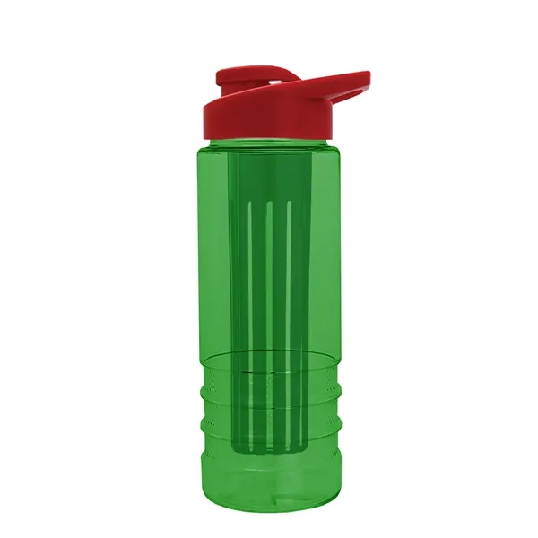 Salute Infuser - 24 oz. Bottle with Drink-Thru Lid... from ASI 40480 Koozie Group