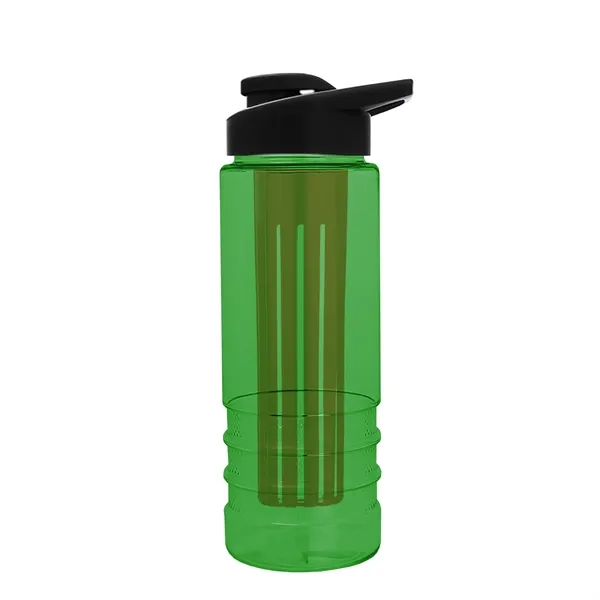 Salute Infuser - 24 oz. Bottle with Drink-Thru Lid... from ASI 40480 Koozie Group