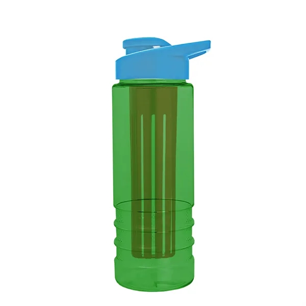 Salute Infuser - 24 oz. Bottle with Drink-Thru Lid... from ASI 40480 Koozie Group