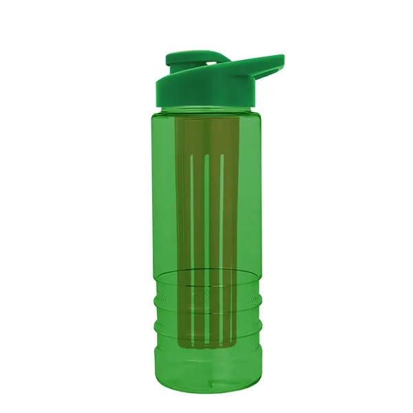 Salute Infuser - 24 oz. Bottle with Drink-Thru Lid... from ASI 40480 Koozie Group