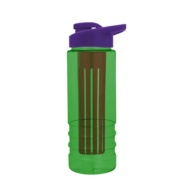 Salute Infuser - 24 oz. Bottle with Drink-Thru Lid... from ASI 40480 Koozie Group