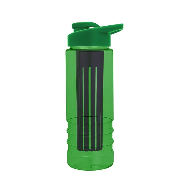 Salute Infuser - 24 oz. Bottle with Drink-Thru Lid... from ASI 40480 Koozie Group