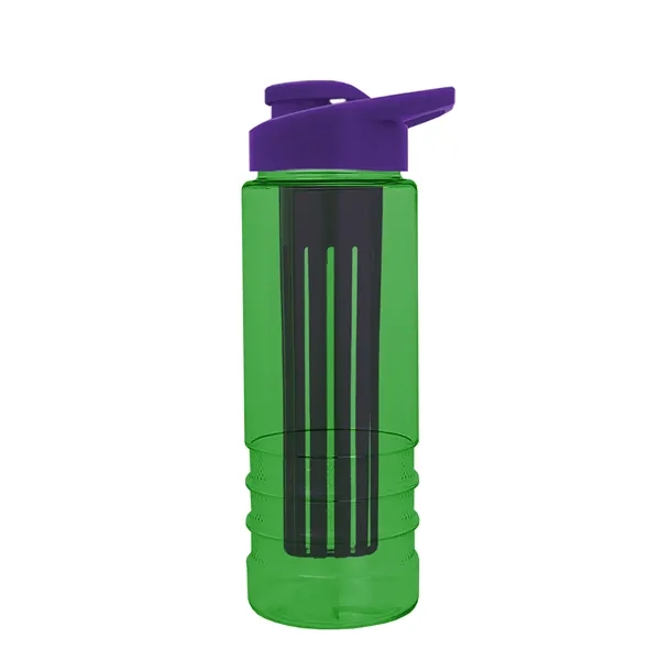 Salute Infuser - 24 oz. Bottle with Drink-Thru Lid... from ASI 40480 Koozie Group