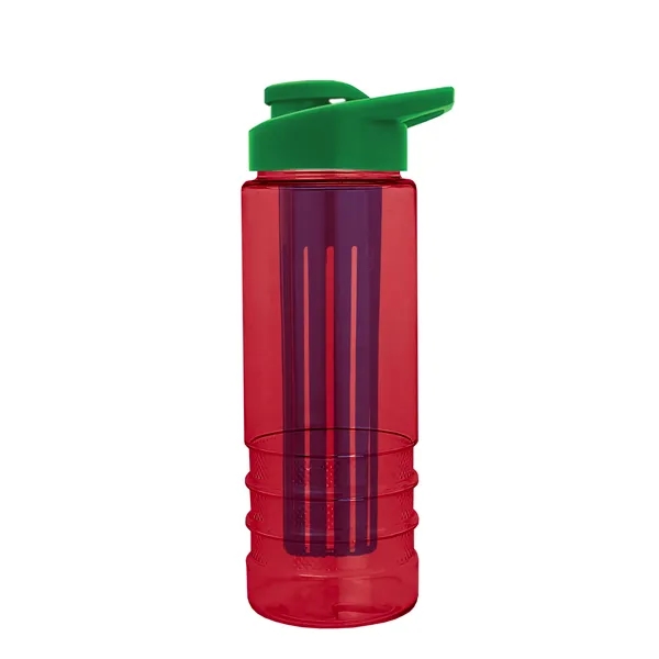 Salute Infuser - 24 oz. Bottle with Drink-Thru Lid... from ASI 40480 Koozie Group