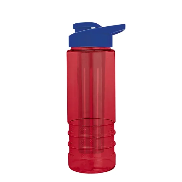 Salute Infuser - 24 oz. Bottle with Drink-Thru Lid... from ASI 40480 Koozie Group