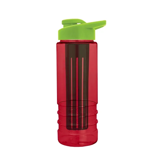 Salute Infuser - 24 oz. Bottle with Drink-Thru Lid... from ASI 40480 Koozie Group