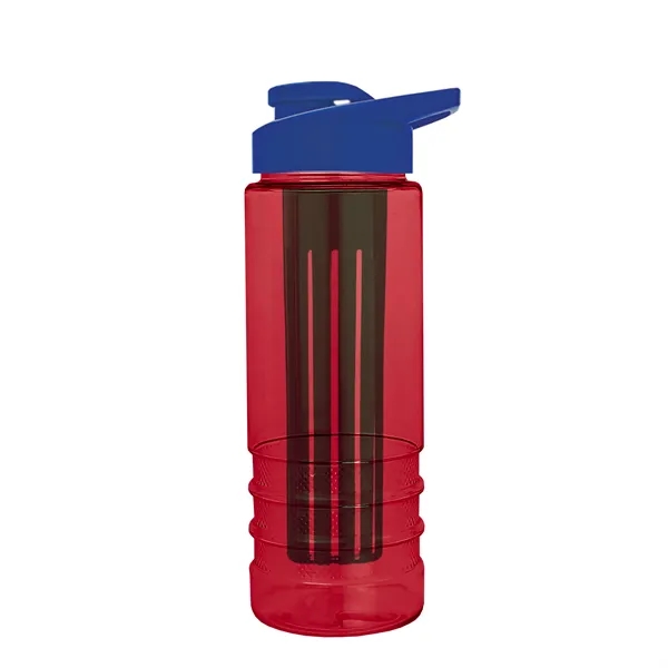 Salute Infuser - 24 oz. Bottle with Drink-Thru Lid... from ASI 40480 Koozie Group