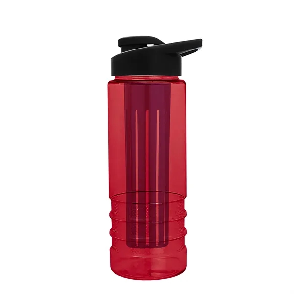 Salute Infuser - 24 oz. Bottle with Drink-Thru Lid... from ASI 40480 Koozie Group