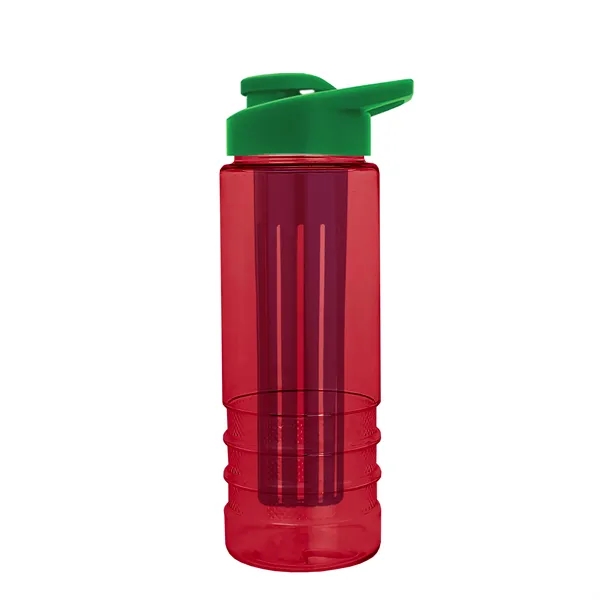Salute Infuser - 24 oz. Bottle with Drink-Thru Lid... from ASI 40480 Koozie Group