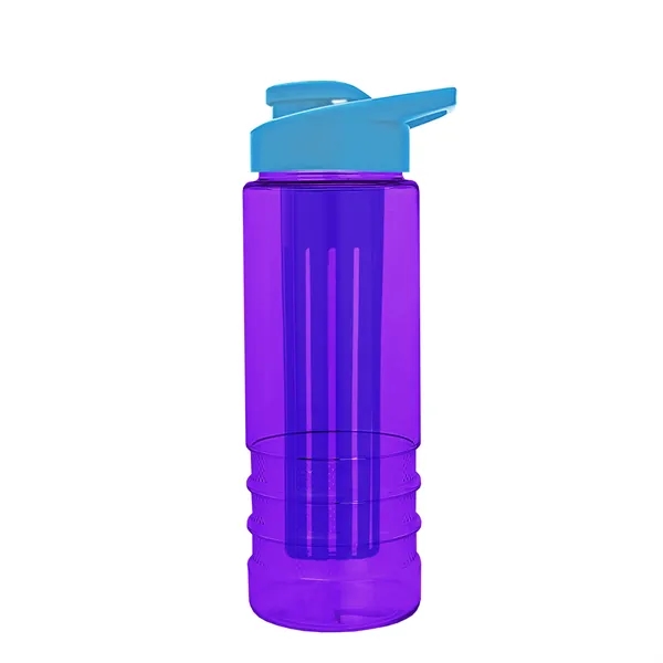 Salute Infuser - 24 oz. Bottle with Drink-Thru Lid... from ASI 40480 Koozie Group