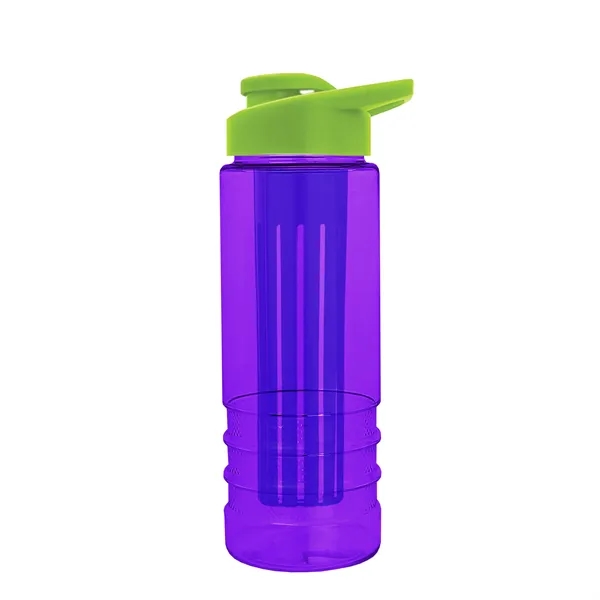 Salute Infuser - 24 oz. Bottle with Drink-Thru Lid... from ASI 40480 Koozie Group