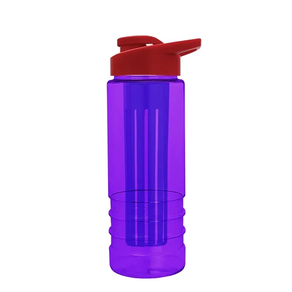 Salute Infuser - 24 oz. Bottle with Drink-Thru Lid... from ASI 40480 Koozie Group