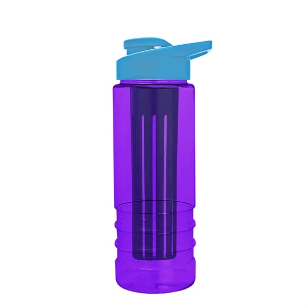 Salute Infuser - 24 oz. Bottle with Drink-Thru Lid... from ASI 40480 Koozie Group