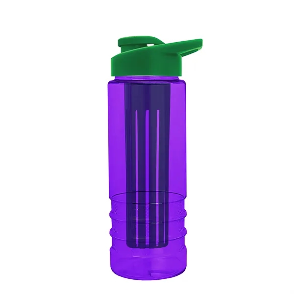 Salute Infuser - 24 oz. Bottle with Drink-Thru Lid... from ASI 40480 Koozie Group