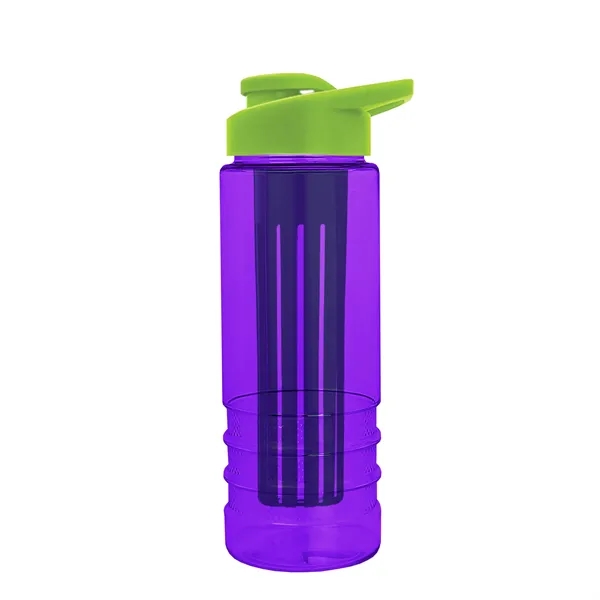 Salute Infuser - 24 oz. Bottle with Drink-Thru Lid... from ASI 40480 Koozie Group