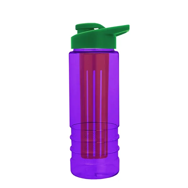 Salute Infuser - 24 oz. Bottle with Drink-Thru Lid... from ASI 40480 Koozie Group