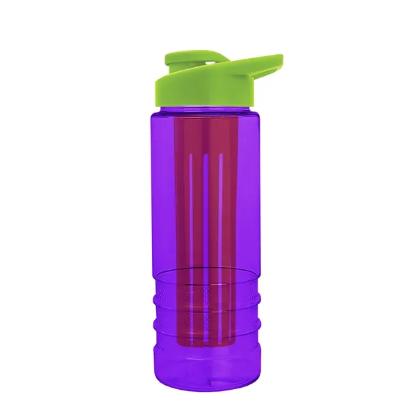 Salute Infuser - 24 oz. Bottle with Drink-Thru Lid... from ASI 40480 Koozie Group