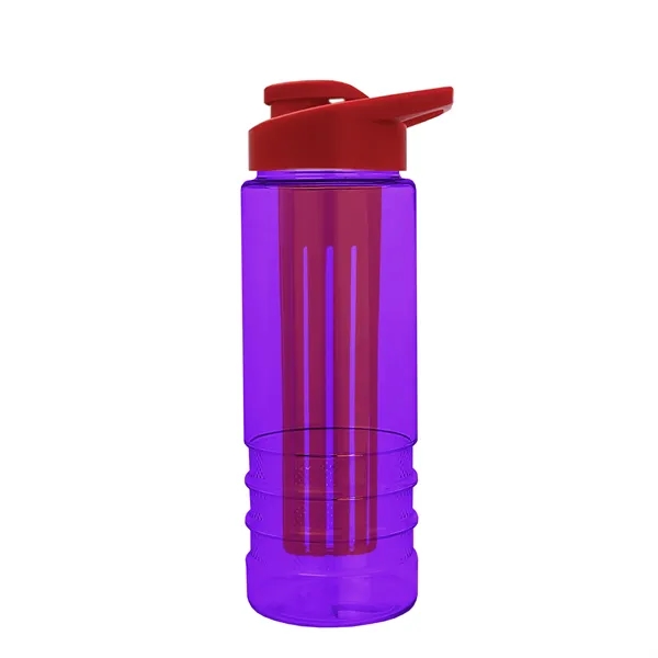Salute Infuser - 24 oz. Bottle with Drink-Thru Lid... from ASI 40480 Koozie Group