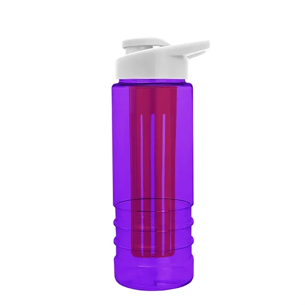 Salute Infuser - 24 oz. Bottle with Drink-Thru Lid... from ASI 40480 Koozie Group
