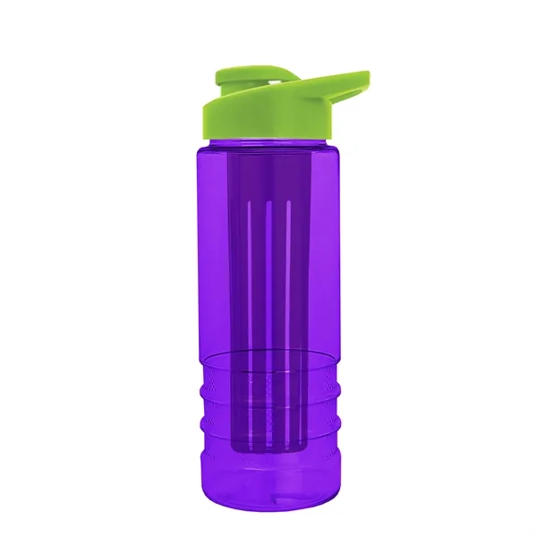 Salute Infuser - 24 oz. Bottle with Drink-Thru Lid... from ASI 40480 Koozie Group