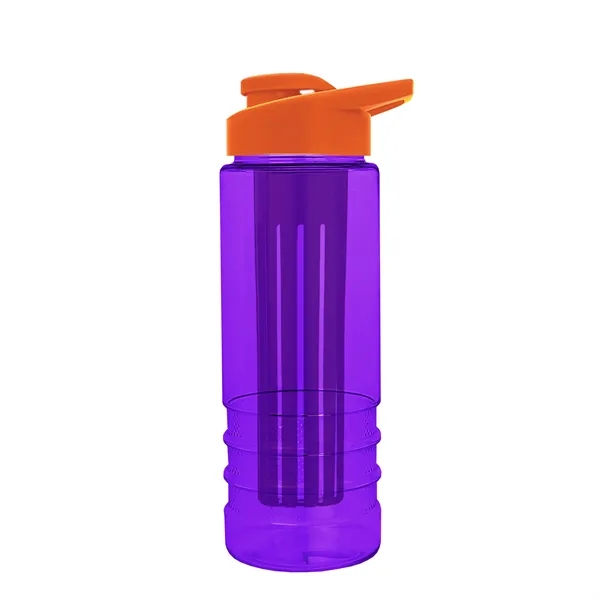 Salute Infuser - 24 oz. Bottle with Drink-Thru Lid... from ASI 40480 Koozie Group