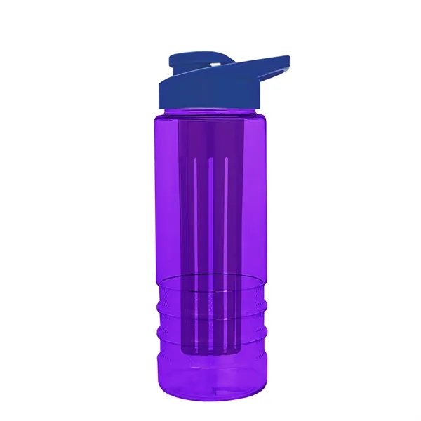 Salute Infuser - 24 oz. Bottle with Drink-Thru Lid... from ASI 40480 Koozie Group