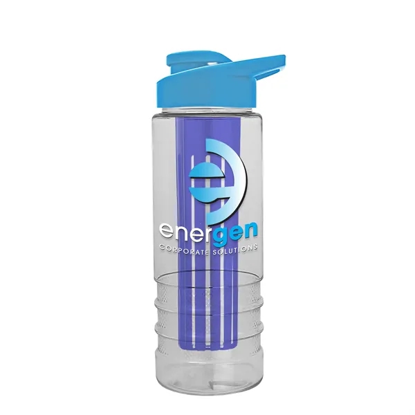 Salute Infuser - 24 oz. Bottle with Drink-Thru Lid... from ASI 40480 Koozie Group