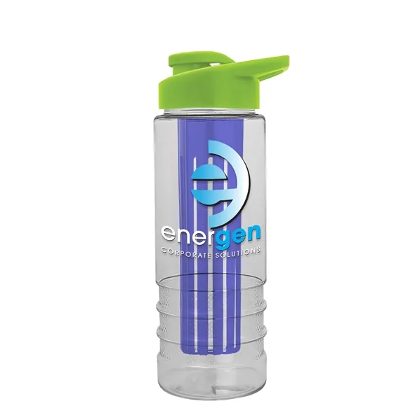 Salute Infuser - 24 oz. Bottle with Drink-Thru Lid... from ASI 40480 Koozie Group