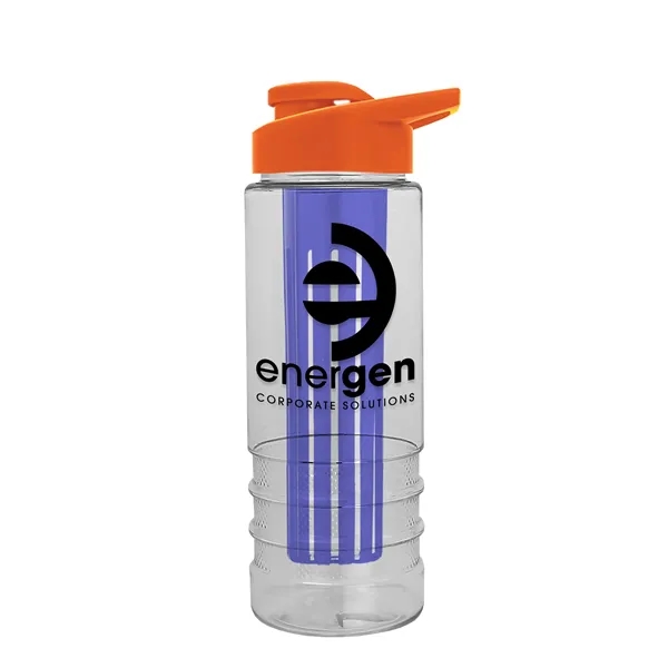 Salute Infuser - 24 oz. Bottle with Drink-Thru Lid... from ASI 40480 Koozie Group