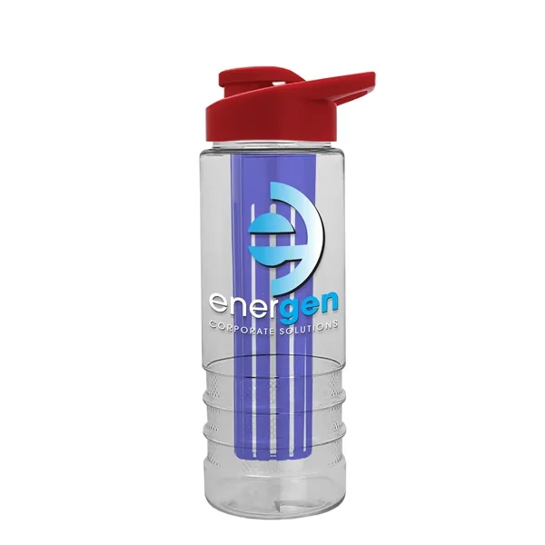 Salute Infuser - 24 oz. Bottle with Drink-Thru Lid... from ASI 40480 Koozie Group