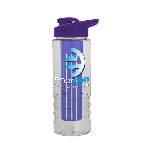 Salute Infuser - 24 oz. Bottle with Drink-Thru Lid... from ASI 40480 Koozie Group