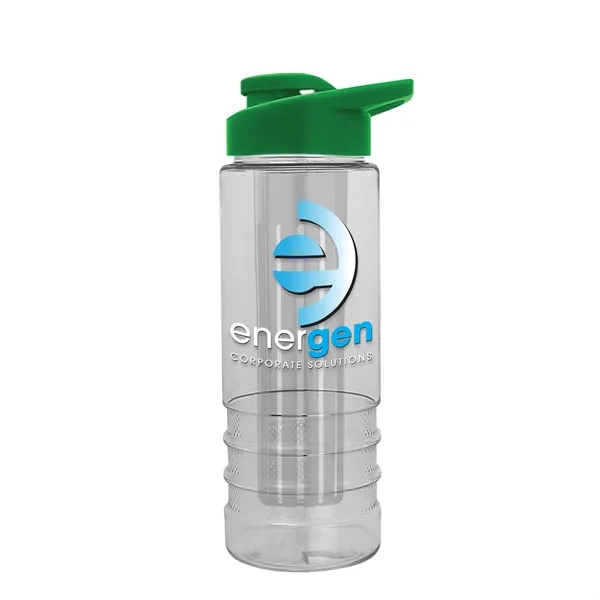 Salute Infuser - 24 oz. Bottle with Drink-Thru Lid... from ASI 40480 Koozie Group