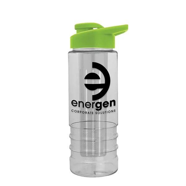 Salute Infuser - 24 oz. Bottle with Drink-Thru Lid... from ASI 40480 Koozie Group