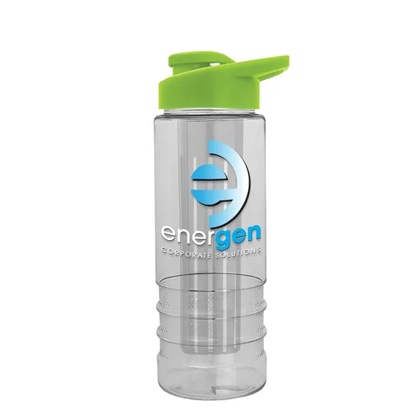 Salute Infuser - 24 oz. Bottle with Drink-Thru Lid... from ASI 40480 Koozie Group