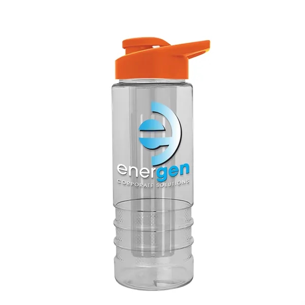 Salute Infuser - 24 oz. Bottle with Drink-Thru Lid... from ASI 40480 Koozie Group