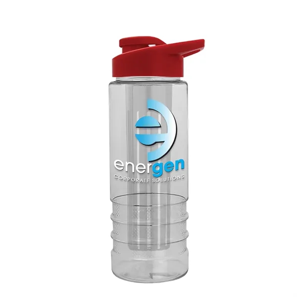 Salute Infuser - 24 oz. Bottle with Drink-Thru Lid... from ASI 40480 Koozie Group