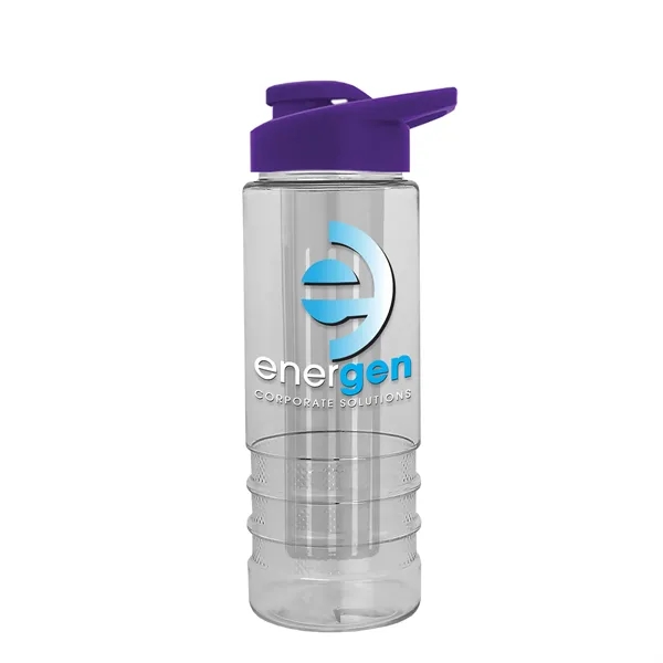 Salute Infuser - 24 oz. Bottle with Drink-Thru Lid... from ASI 40480 Koozie Group