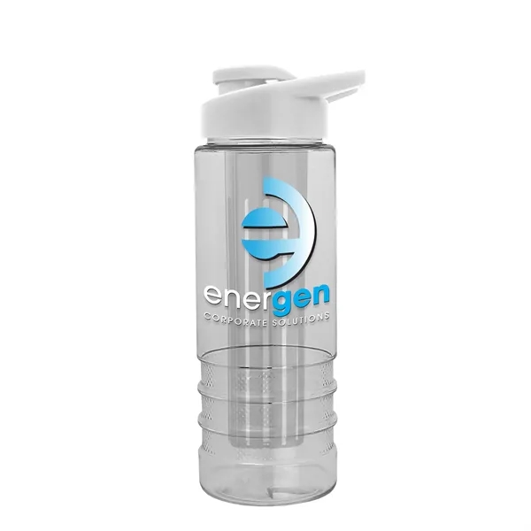 Salute Infuser - 24 oz. Bottle with Drink-Thru Lid... from ASI 40480 Koozie Group