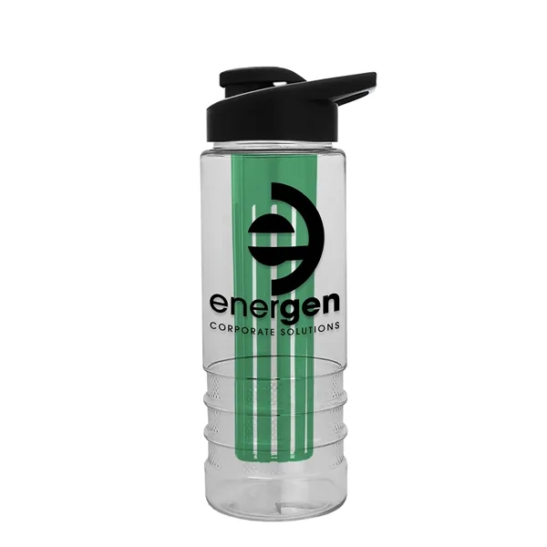 Salute Infuser - 24 oz. Bottle with Drink-Thru Lid... from ASI 40480 Koozie Group