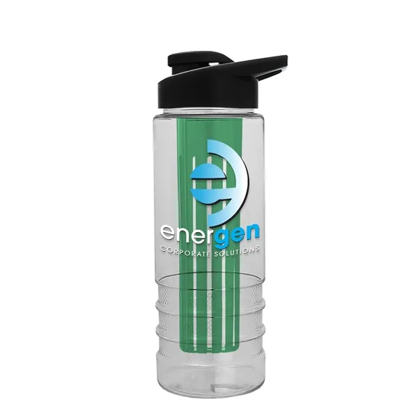 Salute Infuser - 24 oz. Bottle with Drink-Thru Lid... from ASI 40480 Koozie Group
