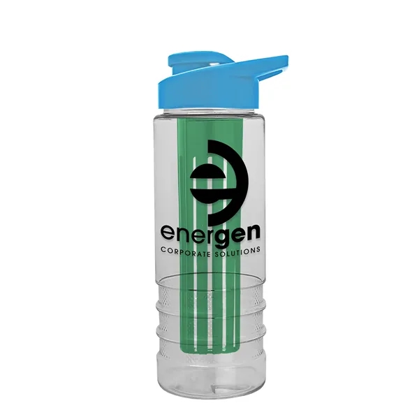 Salute Infuser - 24 oz. Bottle with Drink-Thru Lid... from ASI 40480 Koozie Group