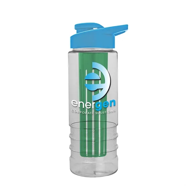 Salute Infuser - 24 oz. Bottle with Drink-Thru Lid... from ASI 40480 Koozie Group