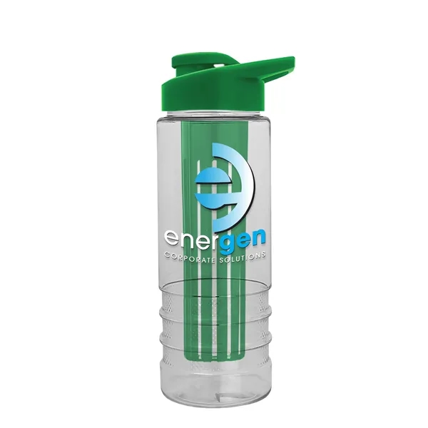 Salute Infuser - 24 oz. Bottle with Drink-Thru Lid... from ASI 40480 Koozie Group