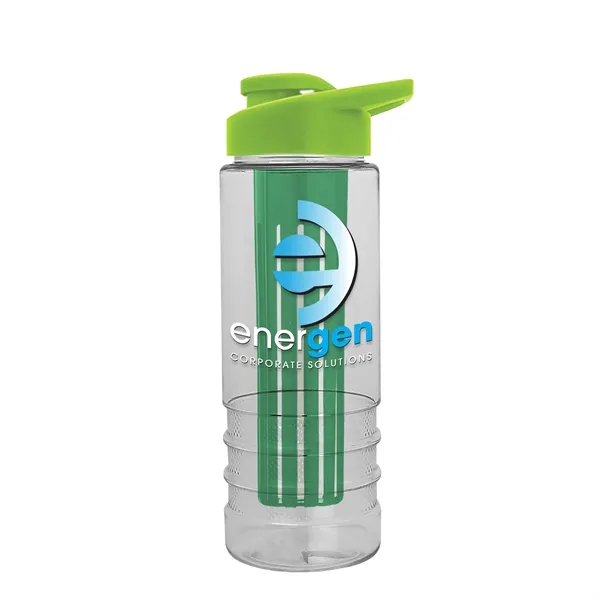 Salute Infuser - 24 oz. Bottle with Drink-Thru Lid... from ASI 40480 Koozie Group