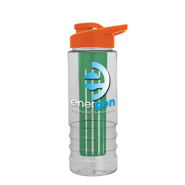 Salute Infuser - 24 oz. Bottle with Drink-Thru Lid... from ASI 40480 Koozie Group