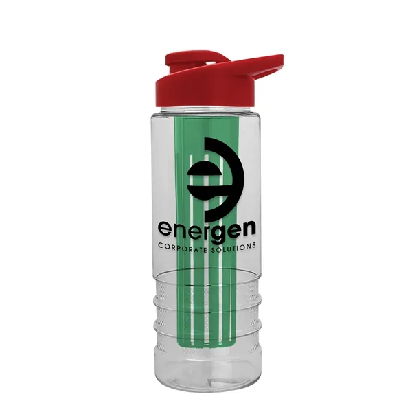 Salute Infuser - 24 oz. Bottle with Drink-Thru Lid... from ASI 40480 Koozie Group