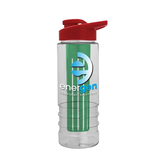 Salute Infuser - 24 oz. Bottle with Drink-Thru Lid... from ASI 40480 Koozie Group
