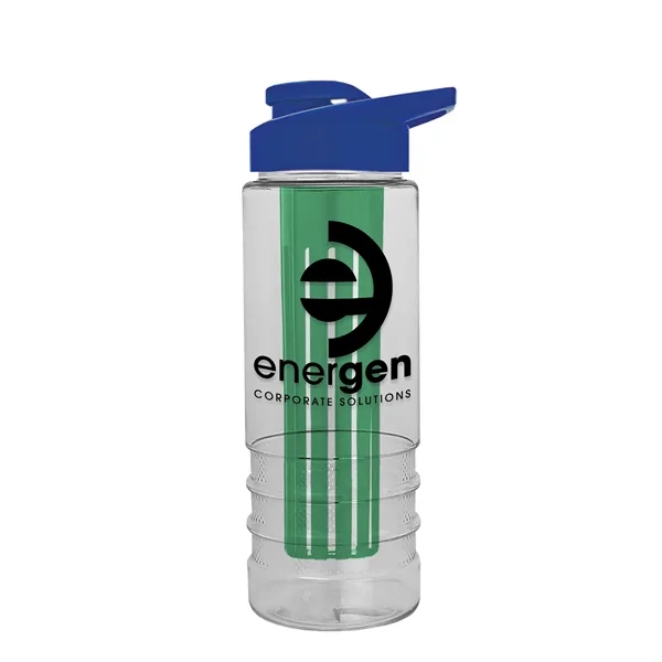 Salute Infuser - 24 oz. Bottle with Drink-Thru Lid... from ASI 40480 Koozie Group